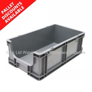 Heavy Duty Stacking Euro Box 51cm 21 Litre Open Front